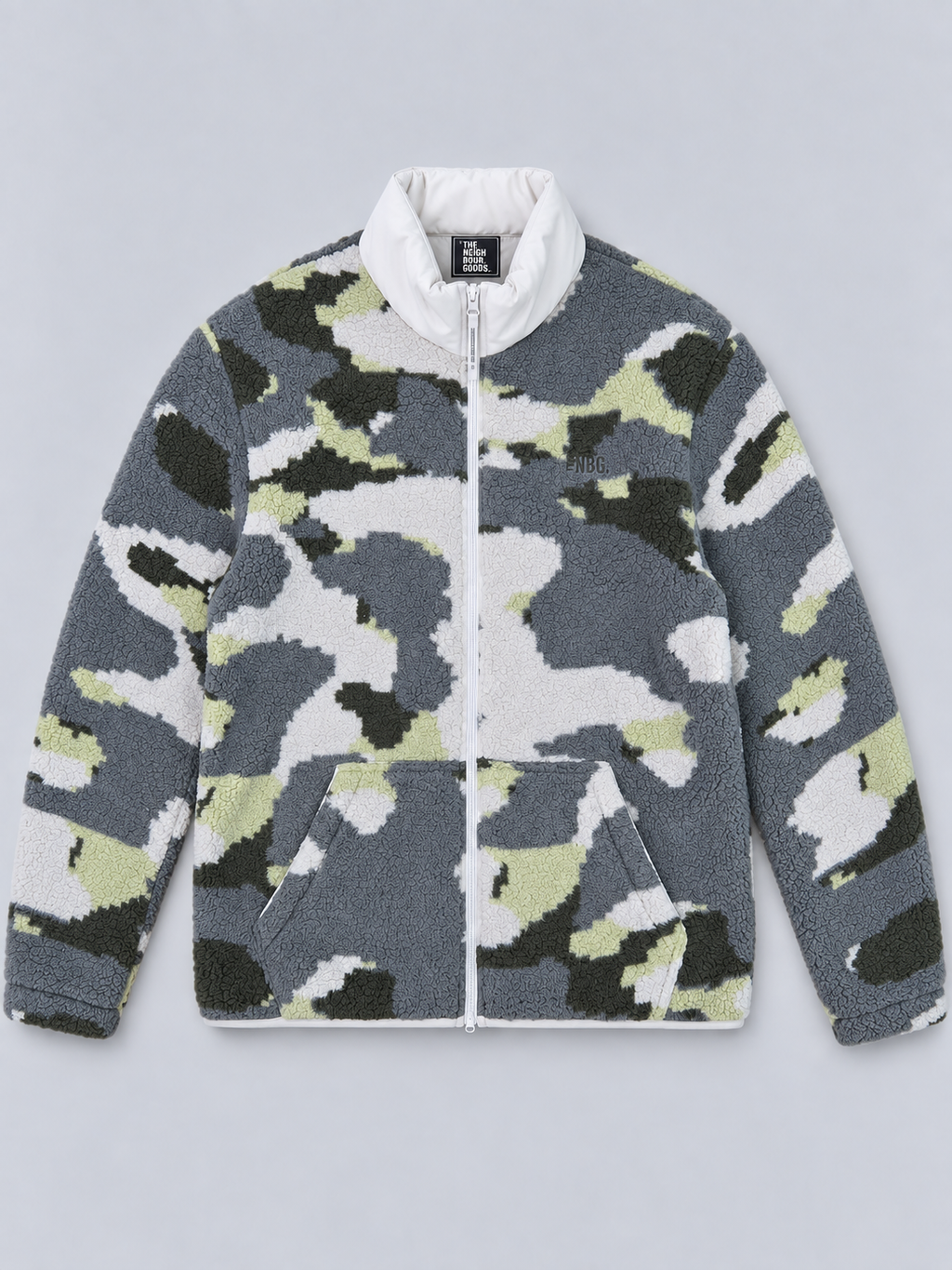 TNBG. Teddy Fleece Jacket Camouflage