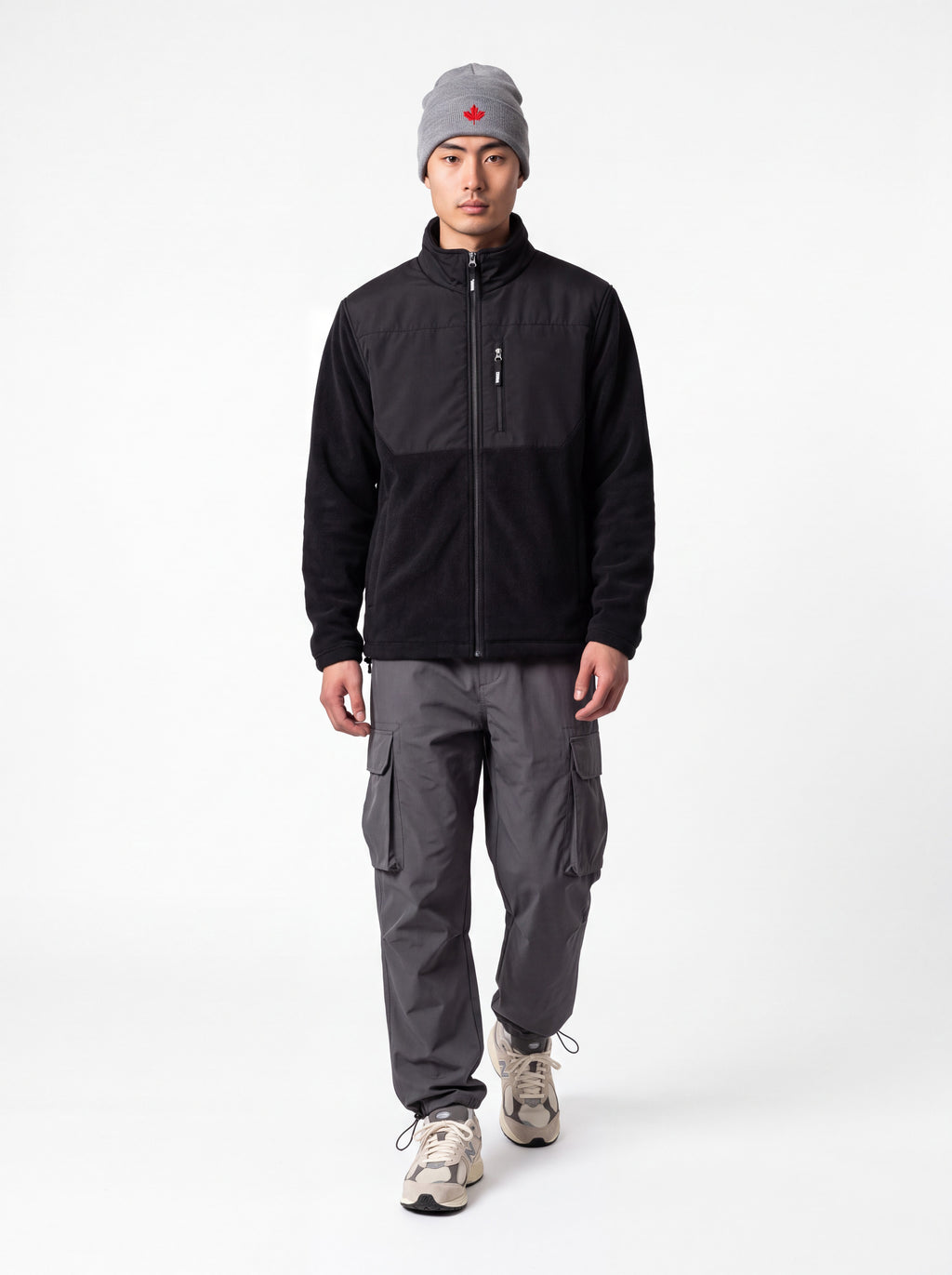 TNBG. Fleece Jacket Black