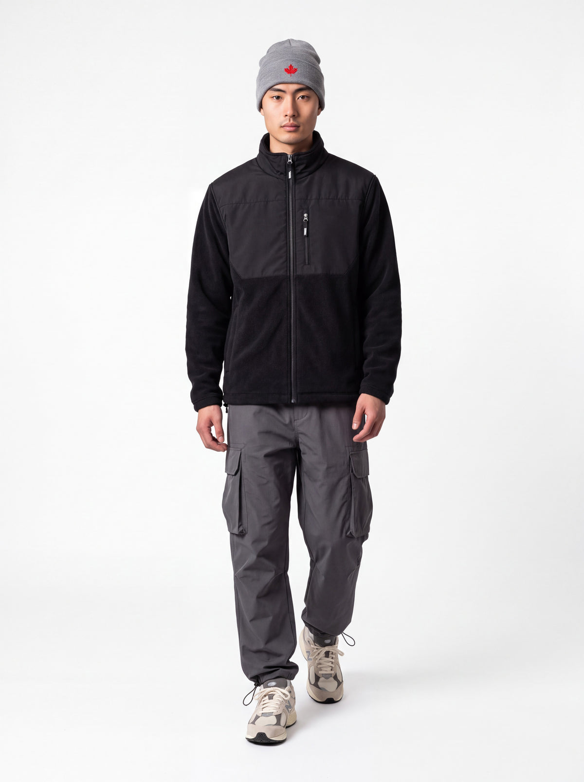 TNBG. Fleece Jacket Black