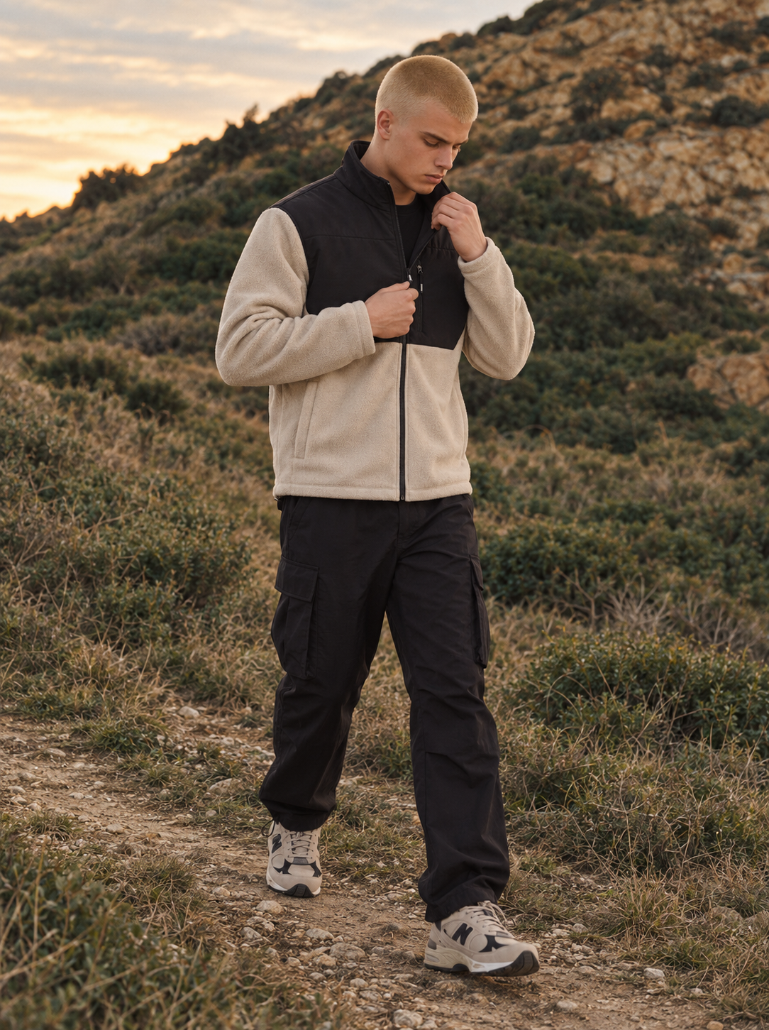 TNBG. Fleece Jacket Beige