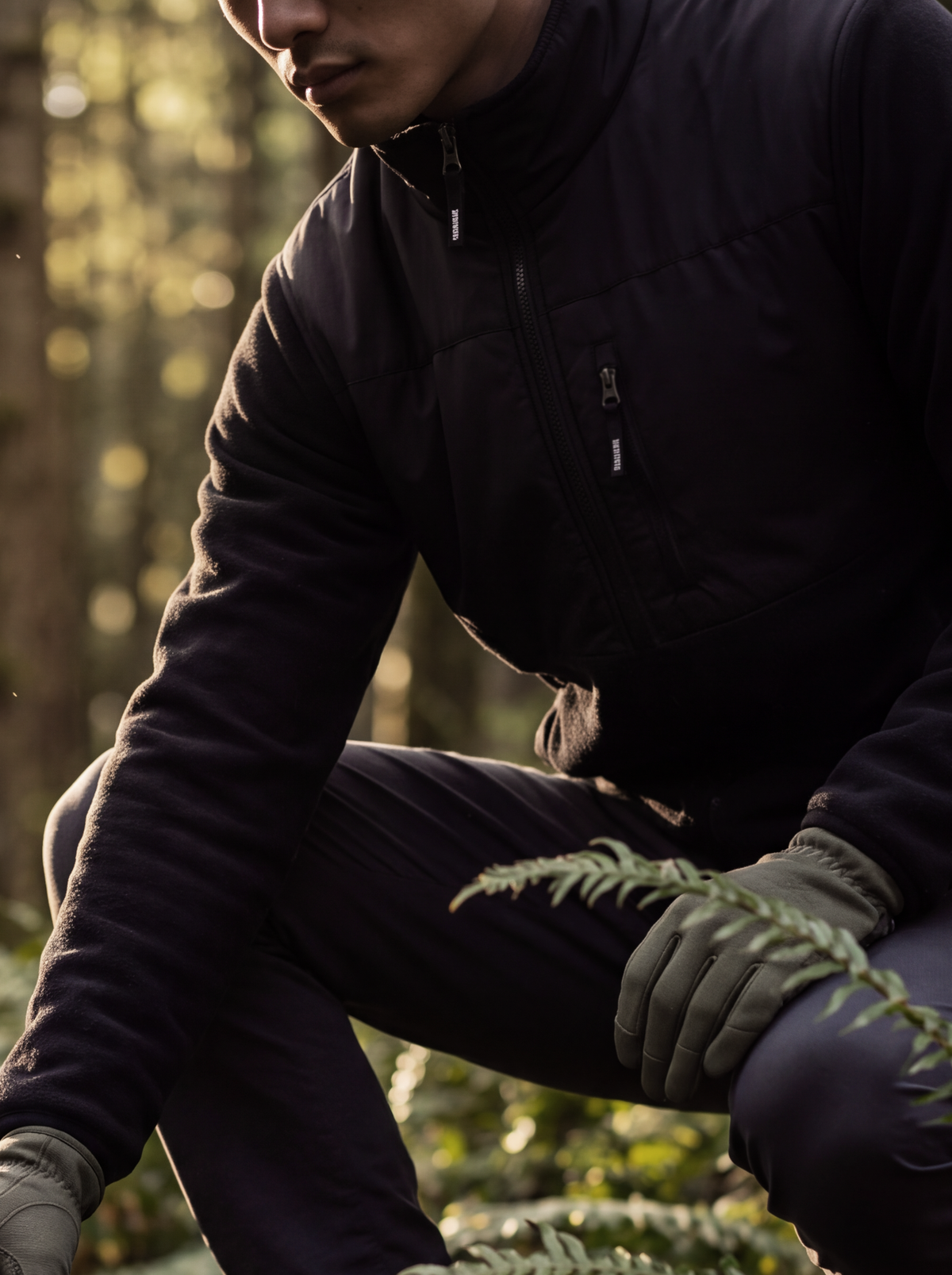 TNBG. Fleece Jacket Black