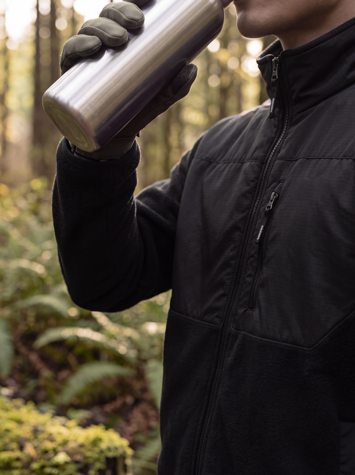 TNBG. Fleece Jacket Black