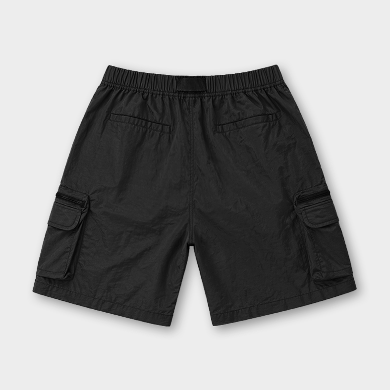 Tech Cargo Shorts Black