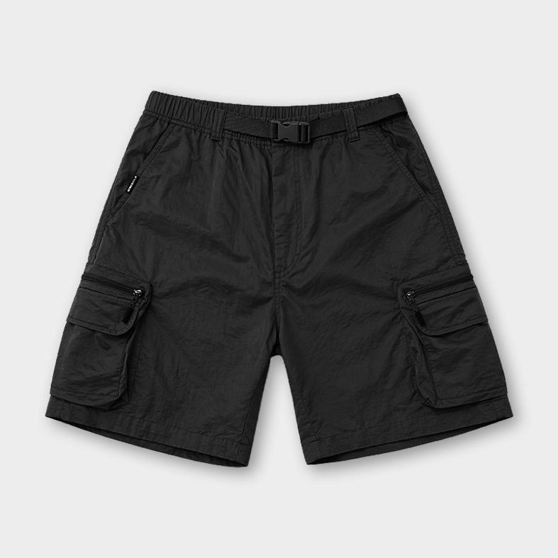 Tech Cargo Shorts Black