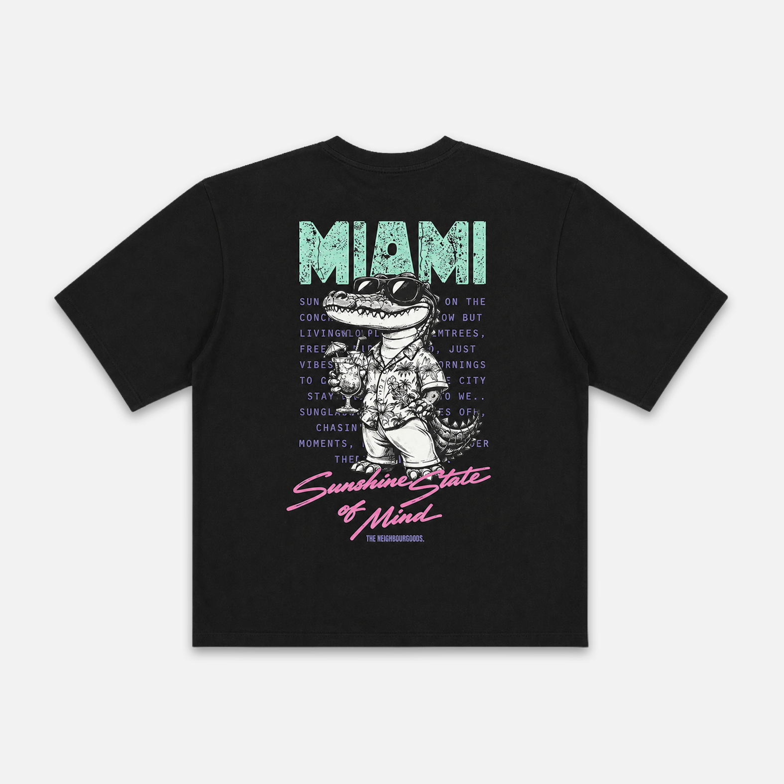 Miami Alligator Oversize T-Shirt
