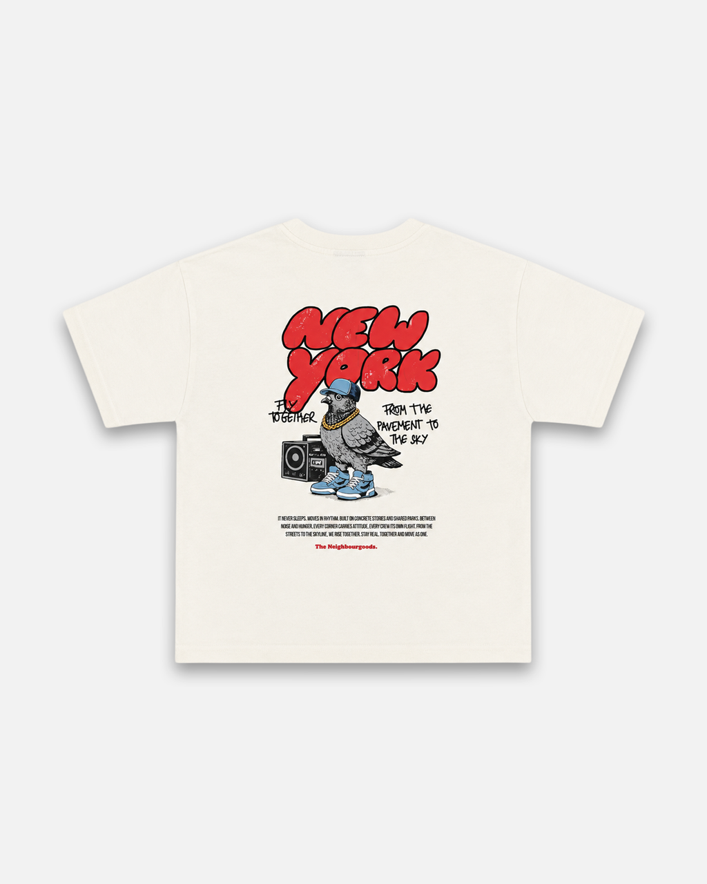 Kids New York Pigeon Oversize T-Shirt