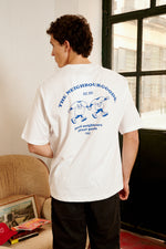 Lade das Bild in den Galerie-Viewer, T-SHIRT WEISS MIT GOOD NEIGHBOUR PRINT
