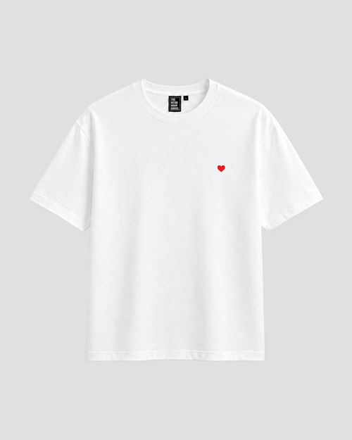 As long as you love me Heart T-Shirt white