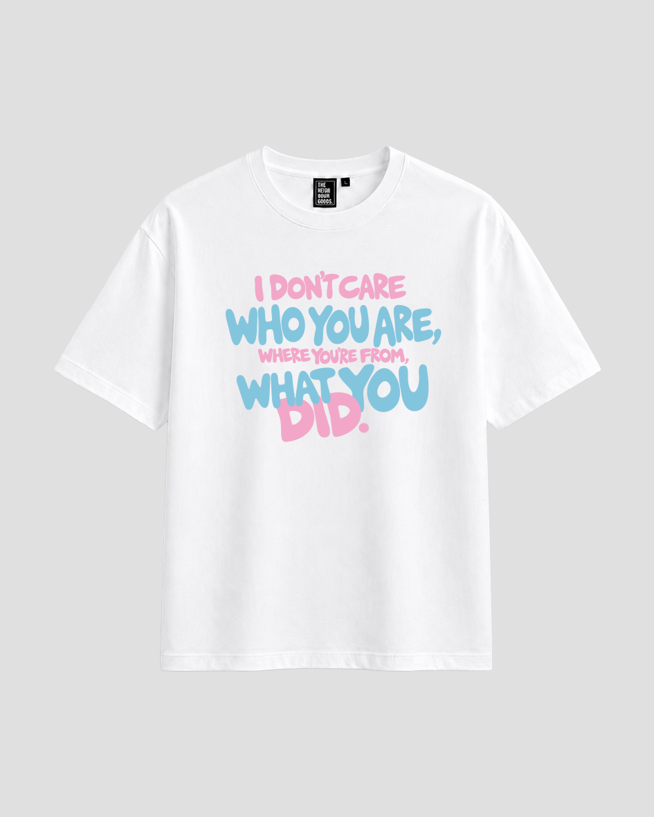 I don´t care T-Shirt white
