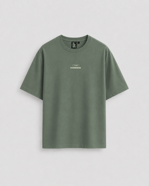 Bad Decisions Heavy Oversize T-Shirt Agave Green