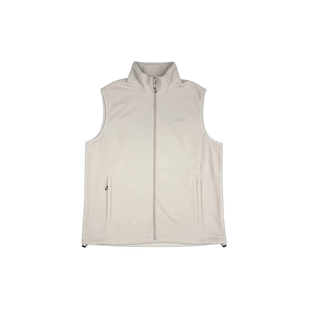 TNBG. Fleece Vest Offwhite