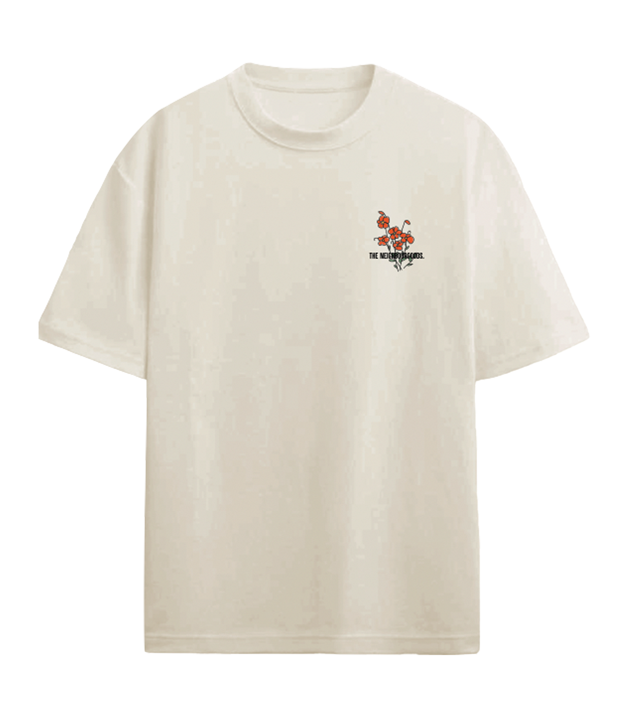 TNBG. BLOSSOM TEE OFFWHITE
