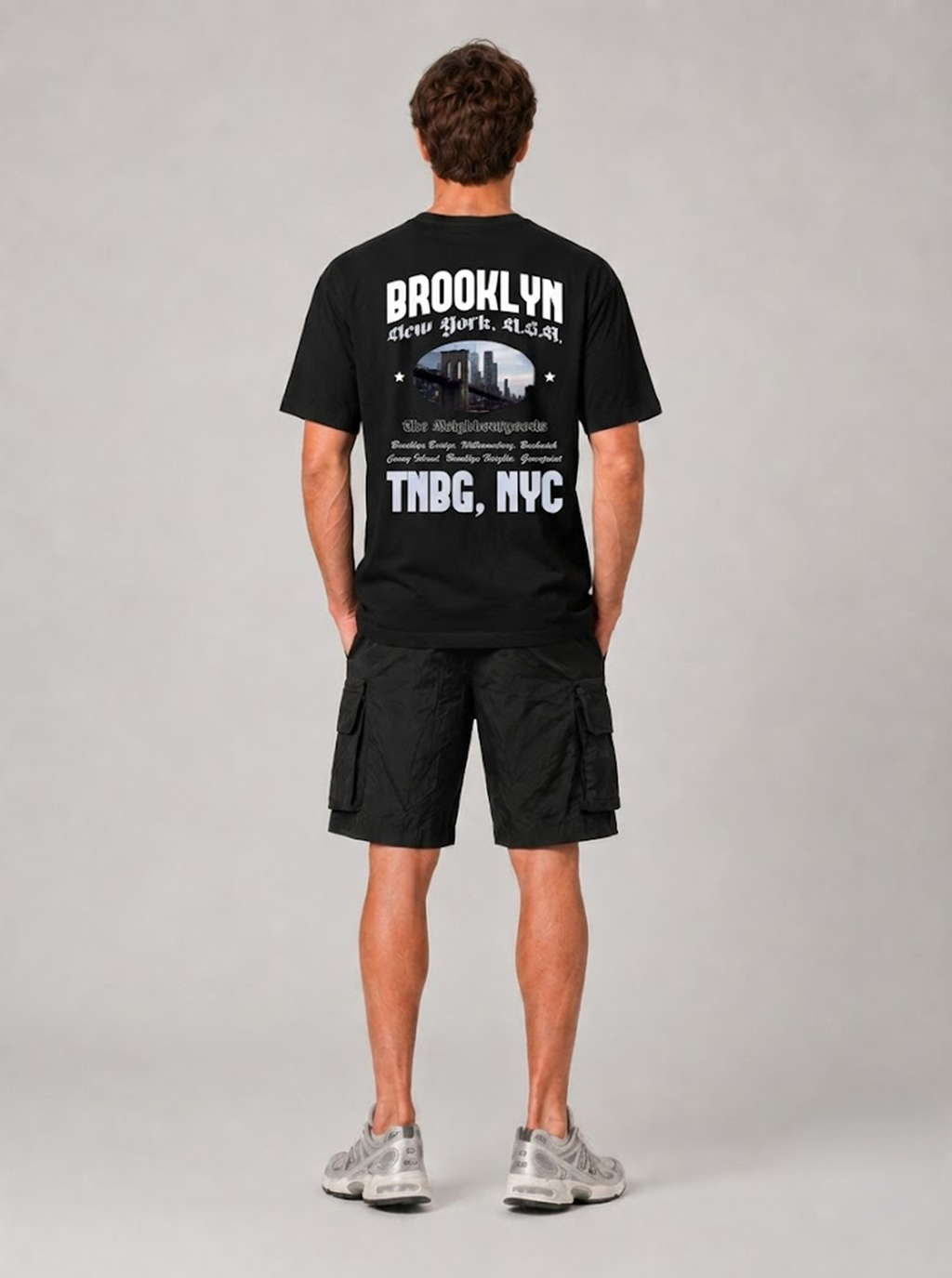 Brooklyn Heavy Oversize T-Shirt Black