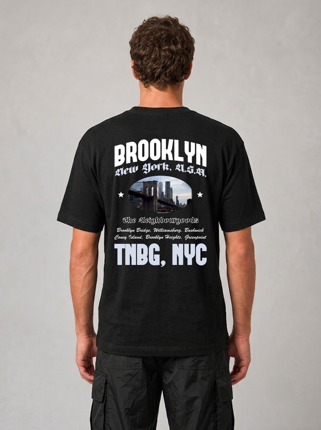 Brooklyn Heavy Oversize T-Shirt Black