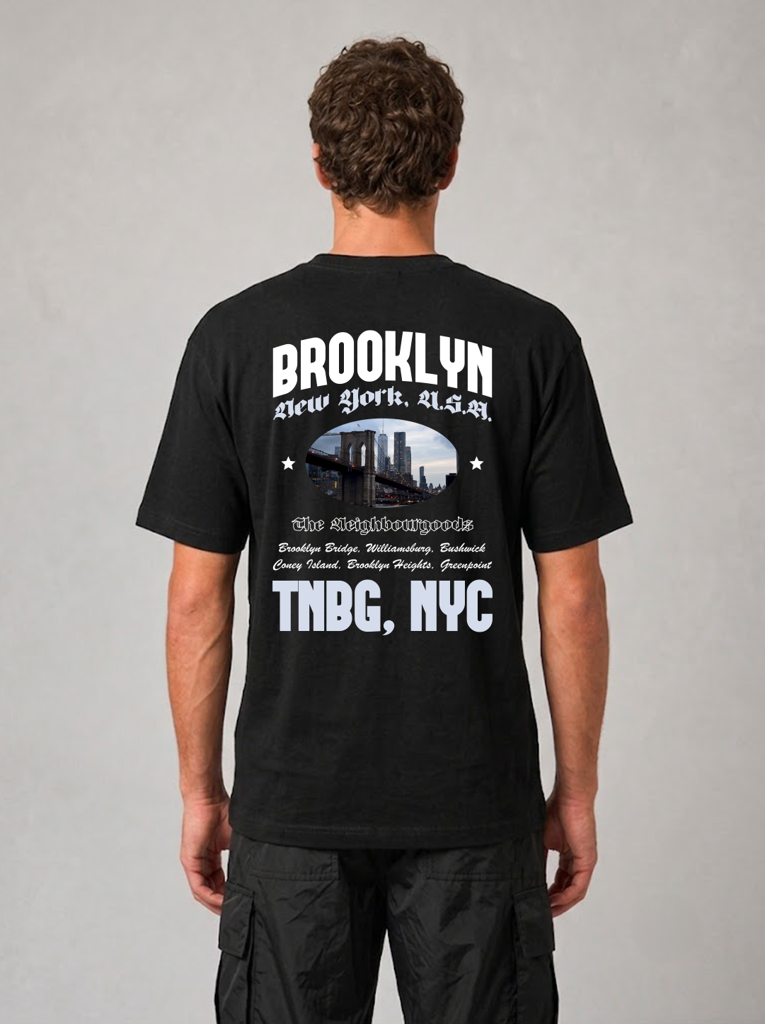 Brooklyn Heavy Oversize T-Shirt Black