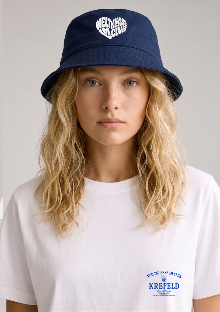 Weltklasse Heart Bucket Hat Navy