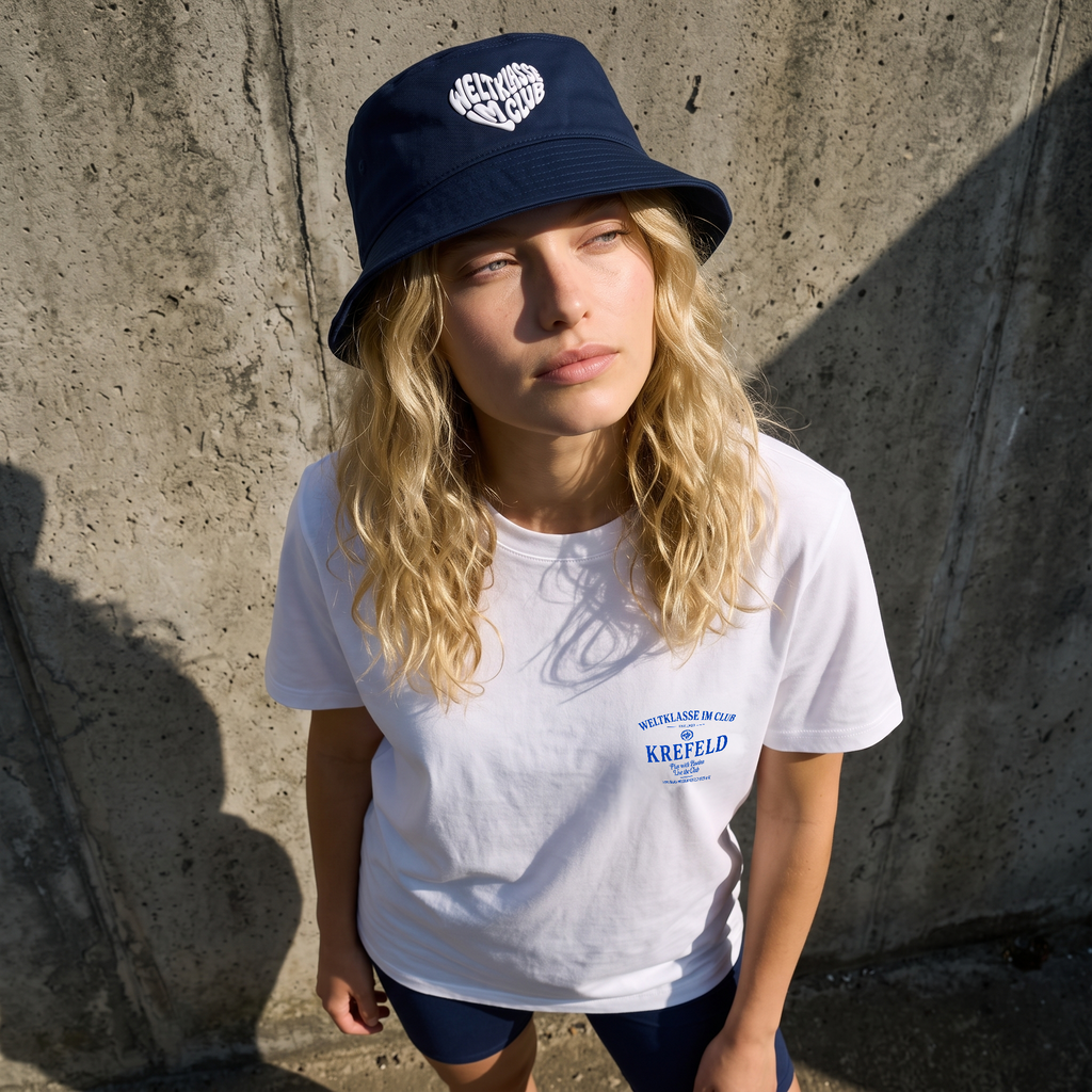 Weltklasse Heart Bucket Hat Navy