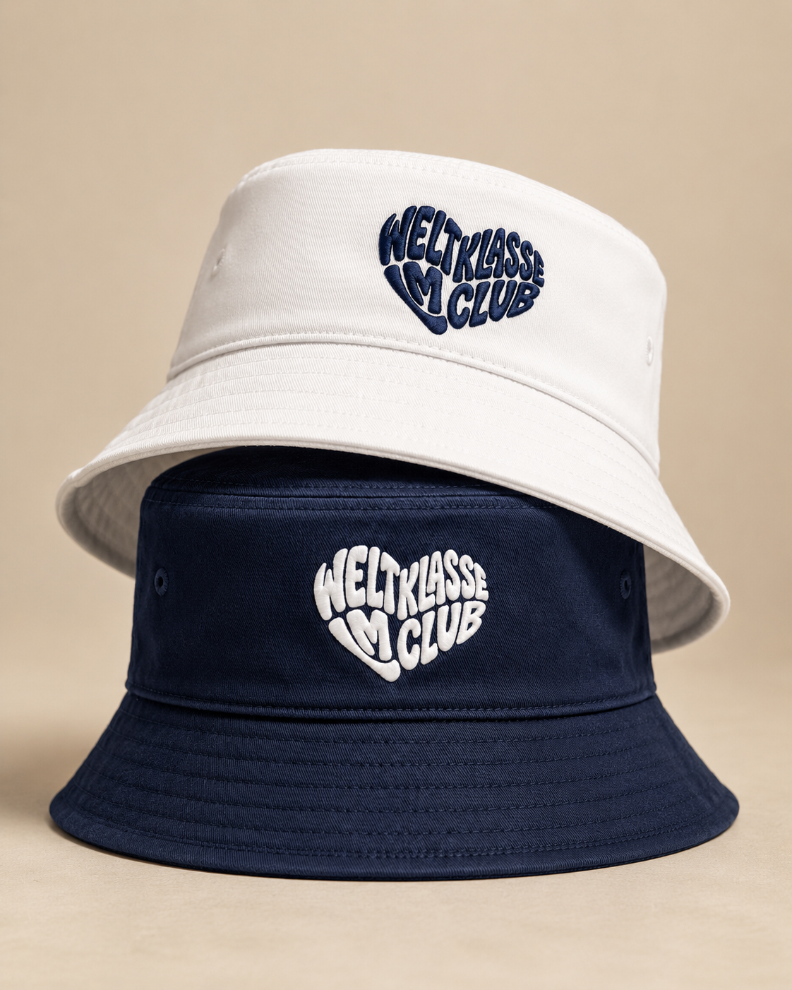 Weltklasse Heart Bucket Hat Navy