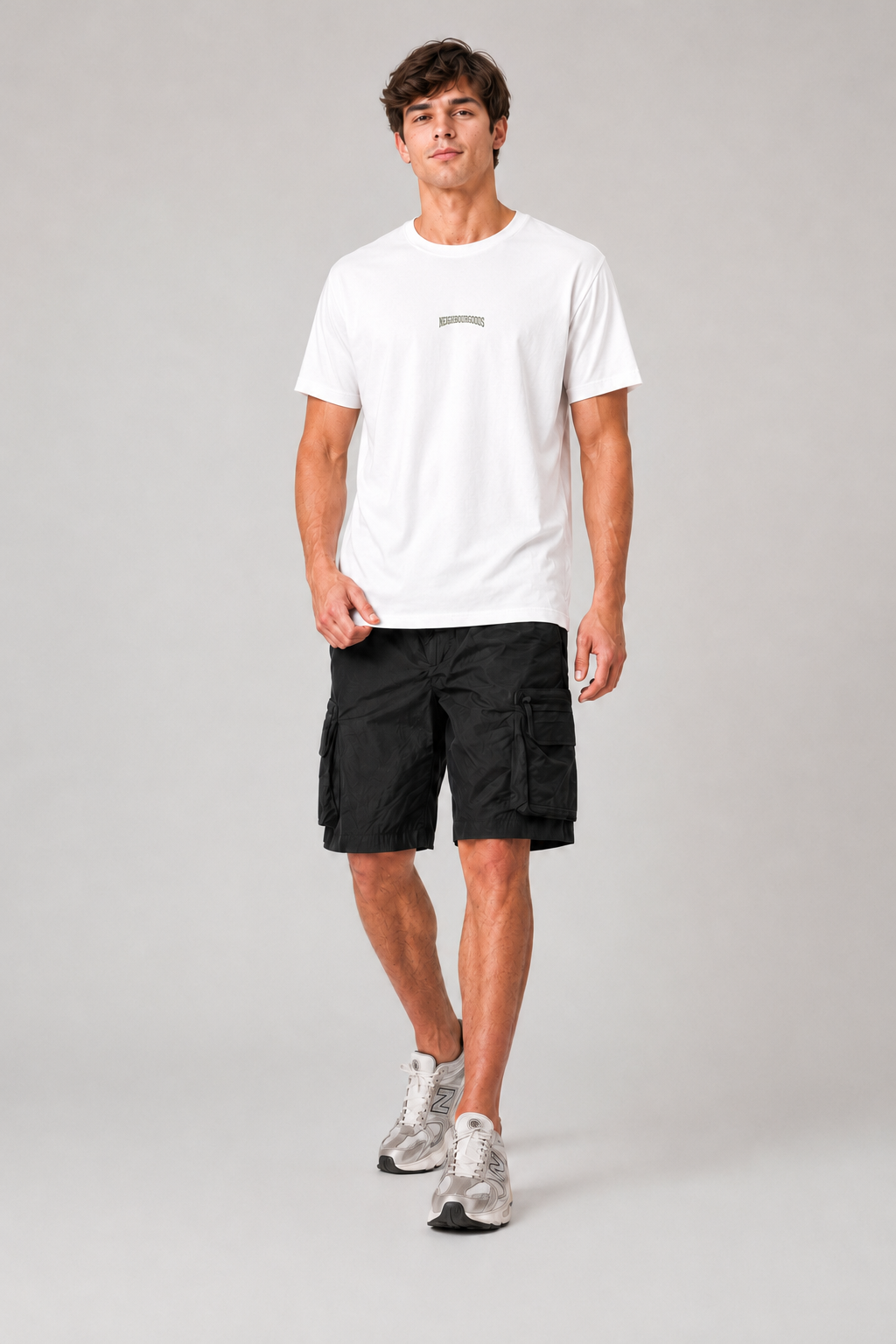 Cheetah Race Heavy Oversize T-Shirt White