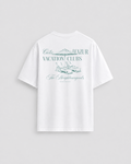 Côte d'Azur Club Heavy Oversize T-Shirt White
