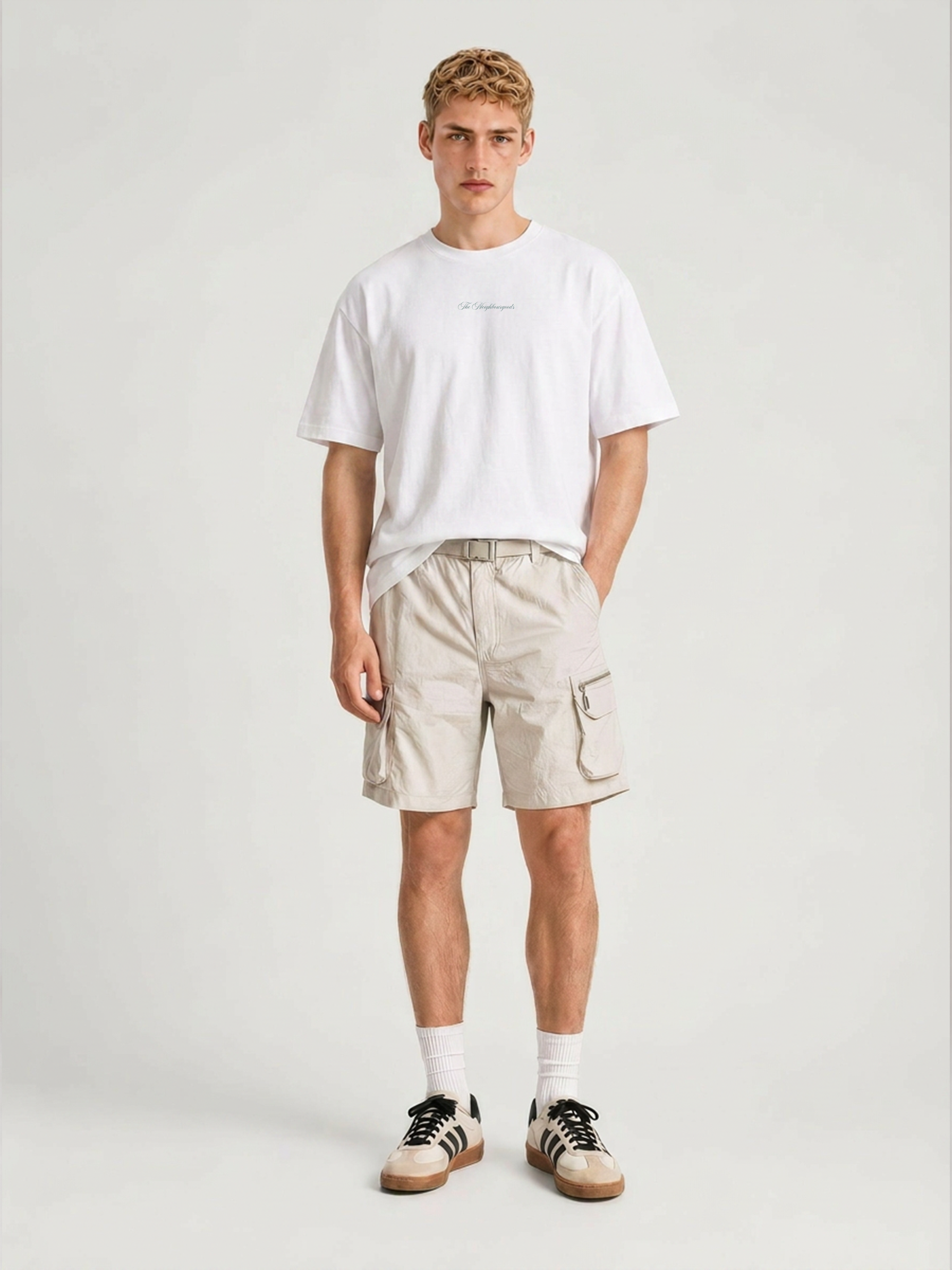 Côte d'Azur Club Heavy Oversize T-Shirt White