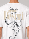 Desert Scorpion Heavy Oversize T-Shirt White