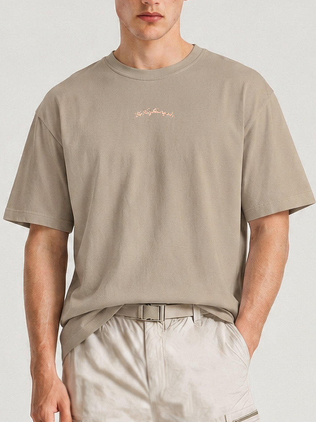 Dolce Vita Heavy Oversize T-Shirt Dusty Mud