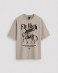 Fly High Heavy Oversize T-Shirt Dusty Mud