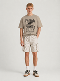 Fly High Heavy Oversize T-Shirt Dusty Mud