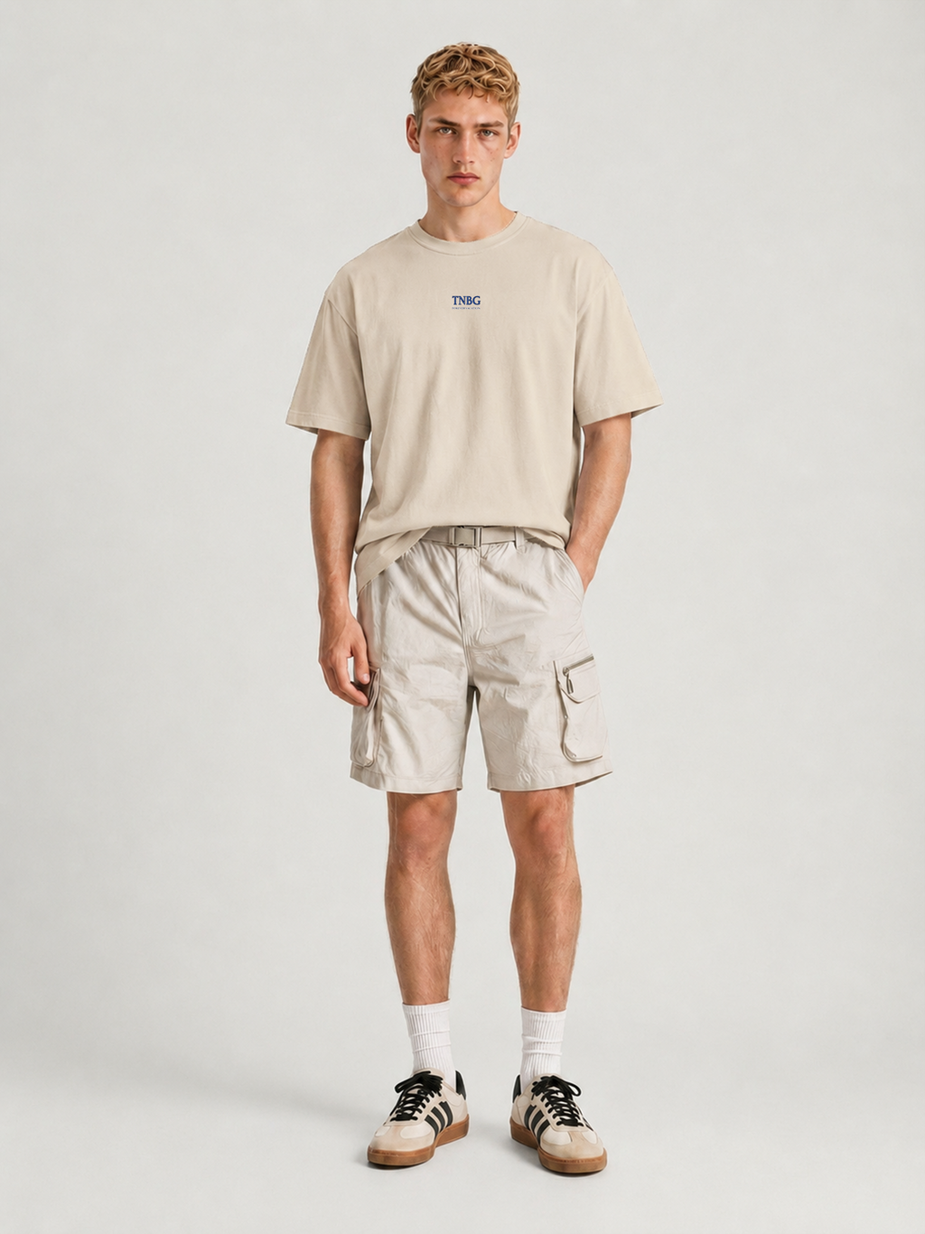 Forever Vacation Heavy Oversize T-Shirt Off-White