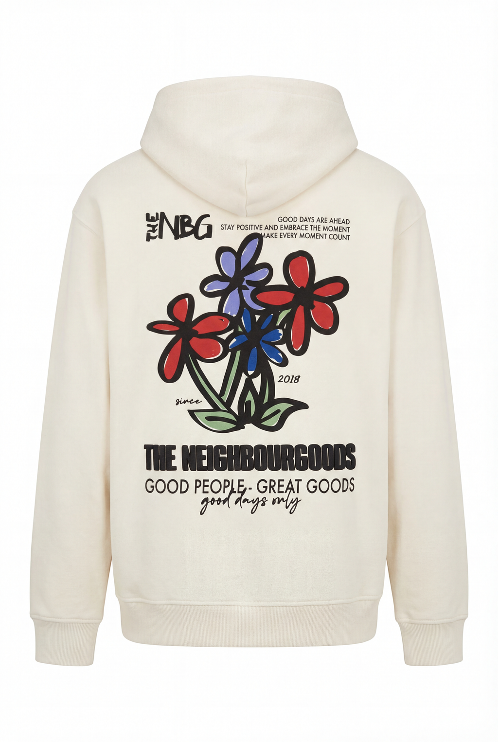 TNBG. Sketched Flower HOODIE