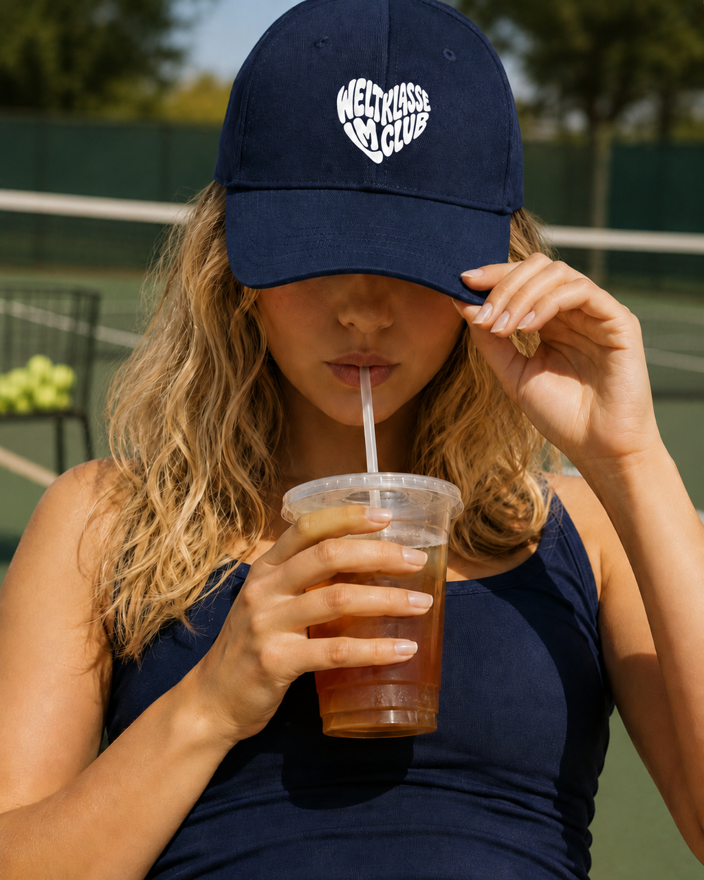Weltklasse Heart Dad Cap Navy