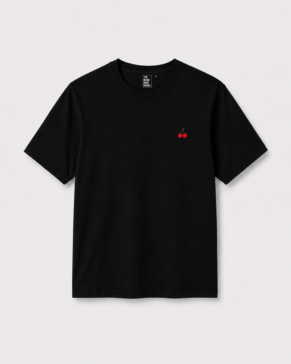 Icon T-Shirt Cherry Black