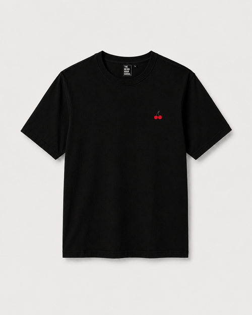 Icon T-Shirt Cherry Black