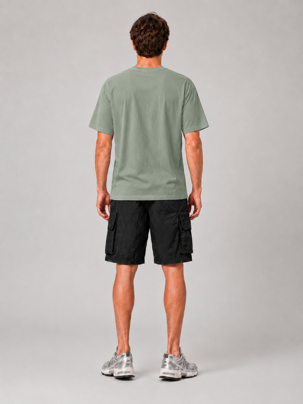 Icon T-Shirt Martini Glass Sage