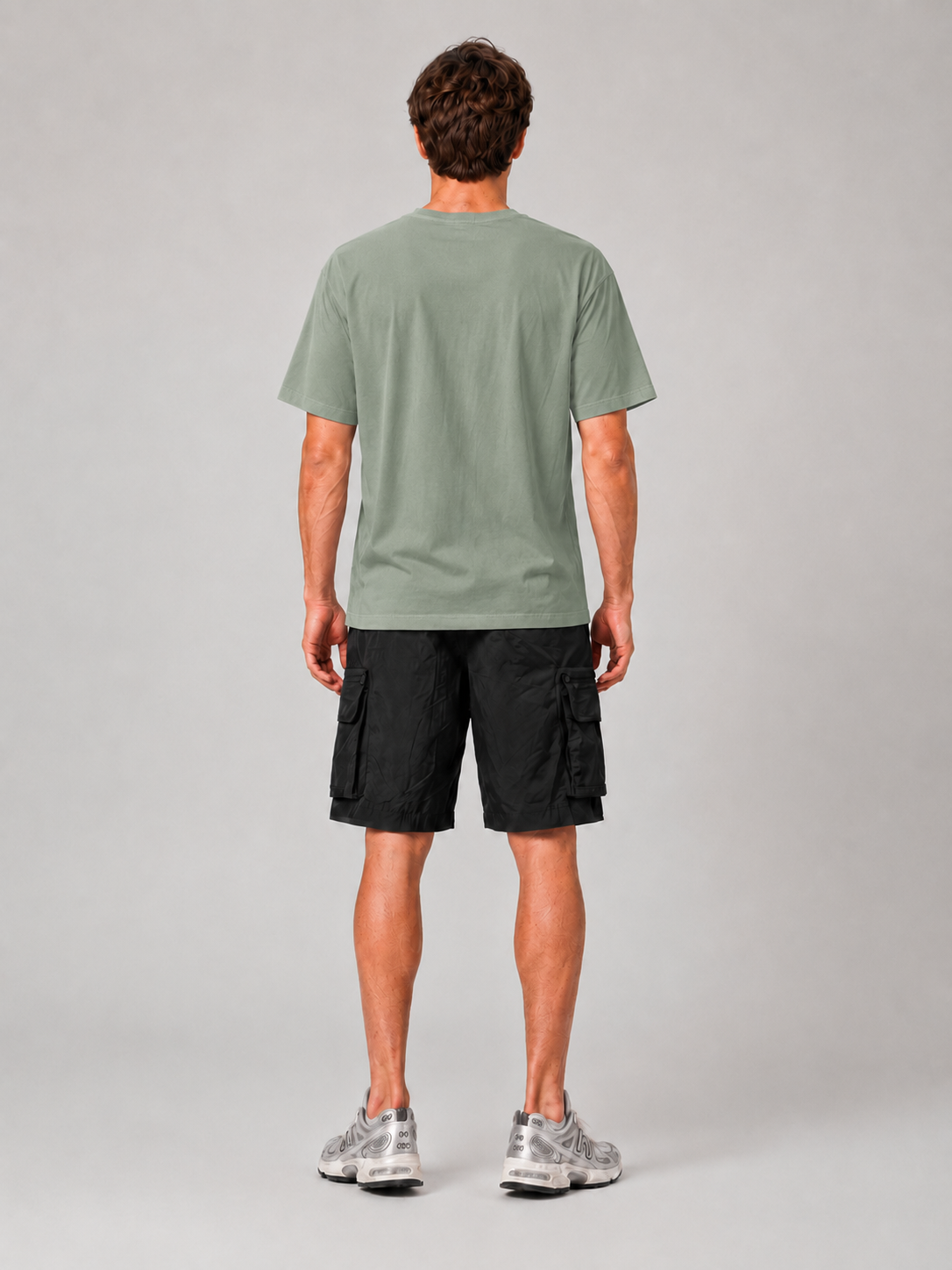Icon T-Shirt Martini Glass Sage