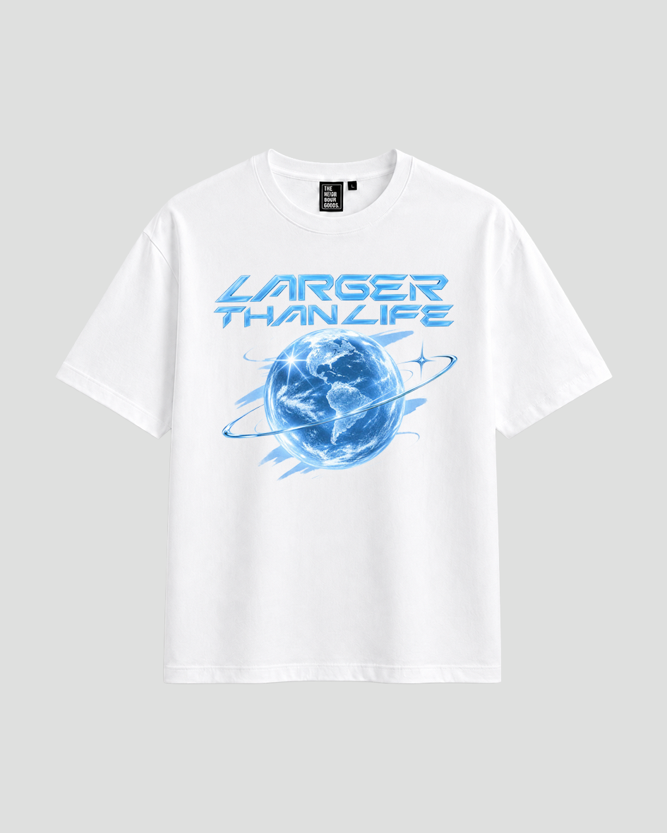 Larger than life T-Shirt white