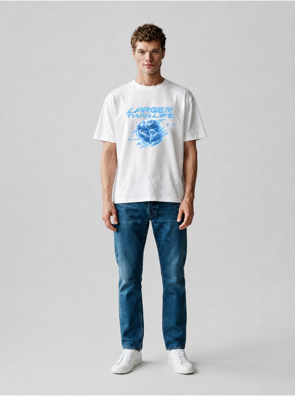 Larger than life T-Shirt white