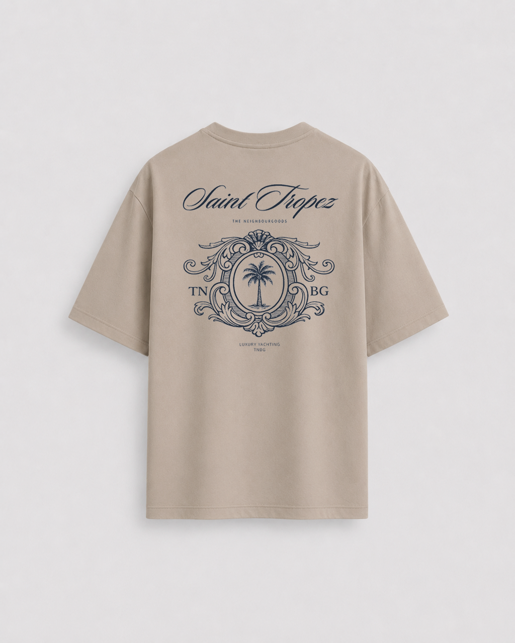 Luxury Yachting Heavy Oversize T-Shirt Dusty Mud