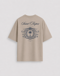 Luxury Yachting Heavy Oversize T-Shirt Dusty Mud