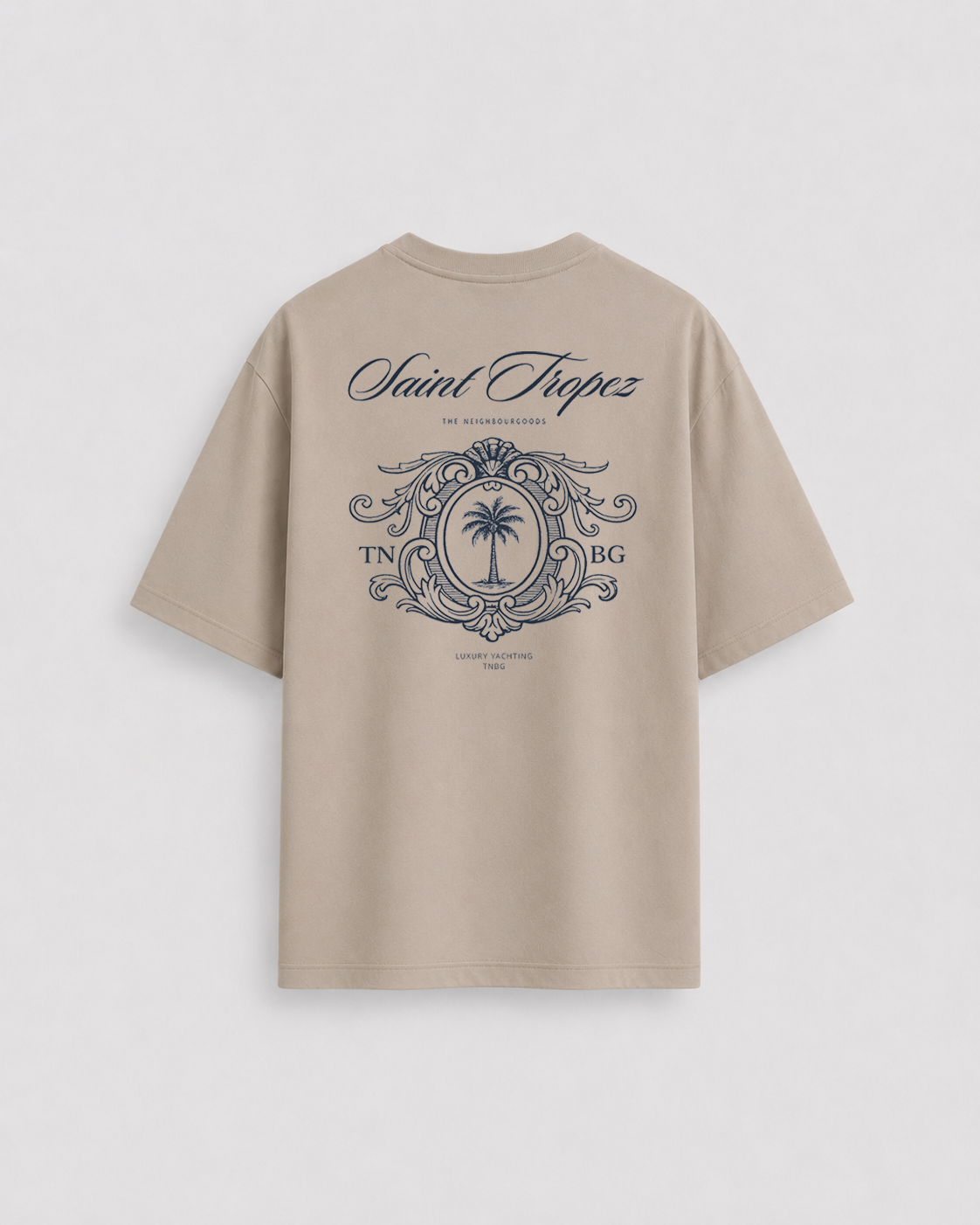 Luxury Yachting Heavy Oversize T-Shirt Dusty Mud