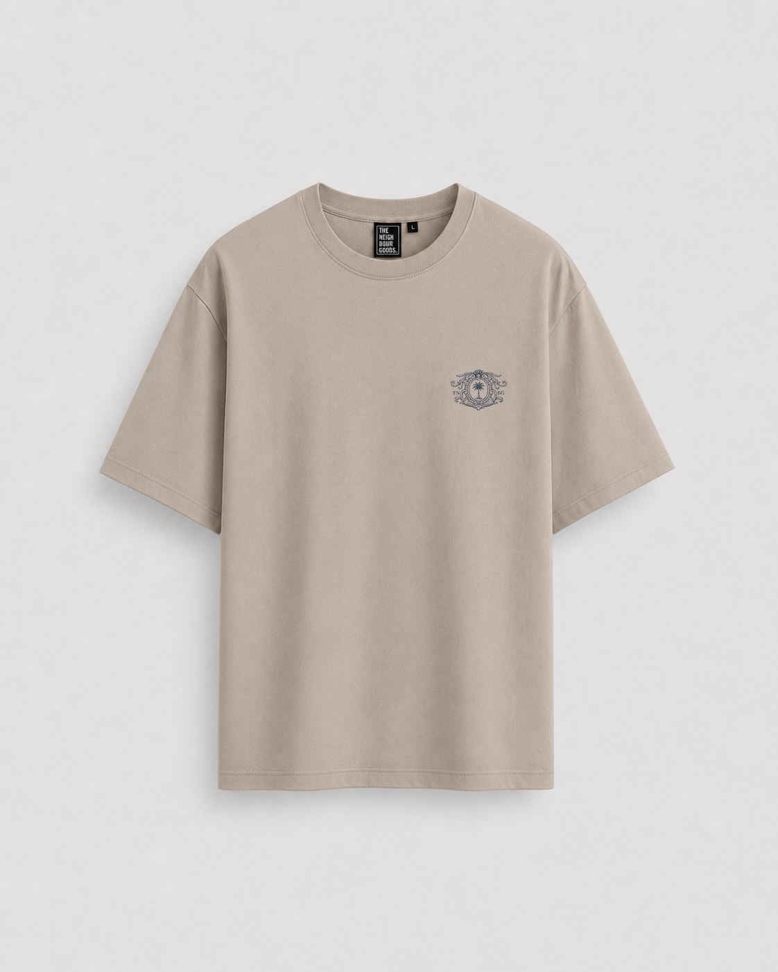 Luxury Yachting Heavy Oversize T-Shirt Dusty Mud