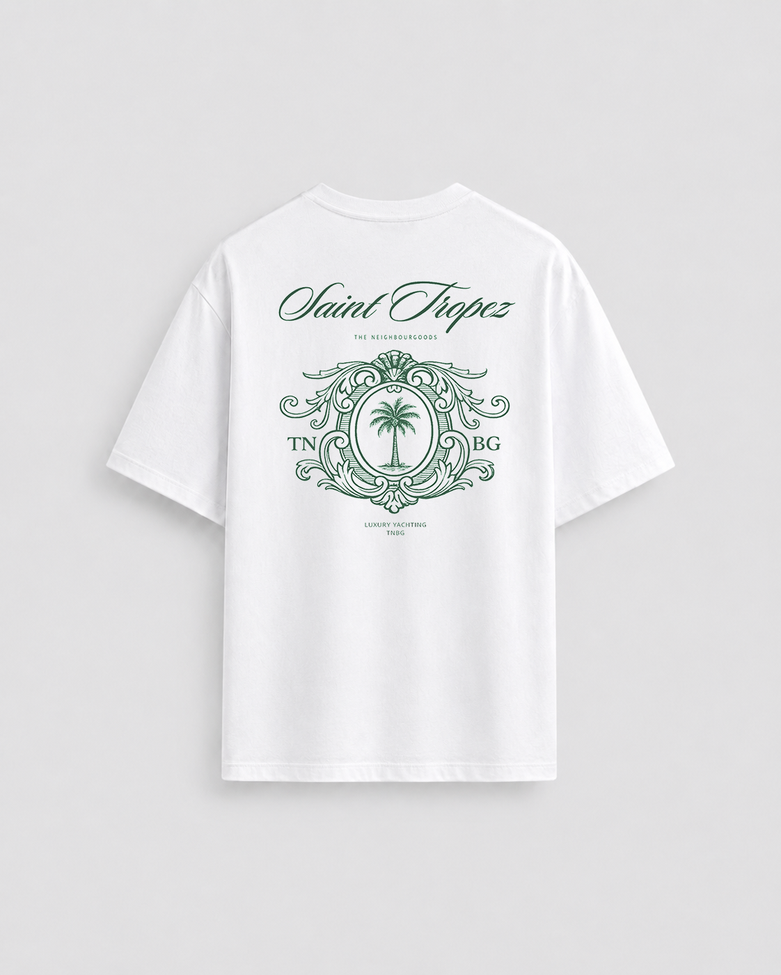 Luxury Yachting Heavy Oversize T-Shirt White
