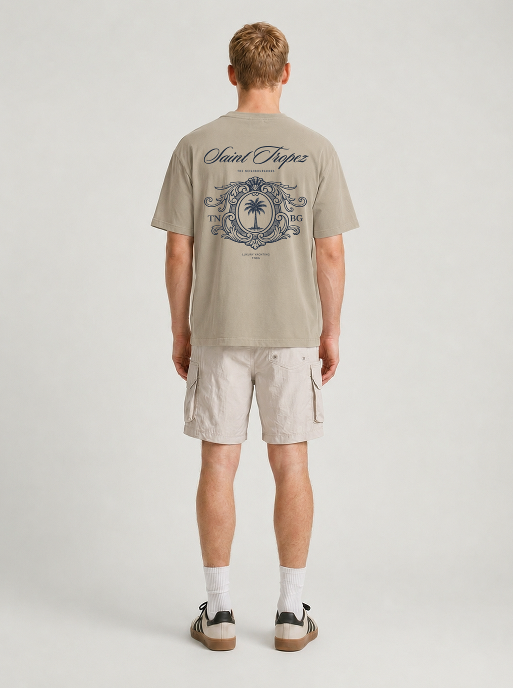 Luxury Yachting Heavy Oversize T-Shirt Dusty Mud
