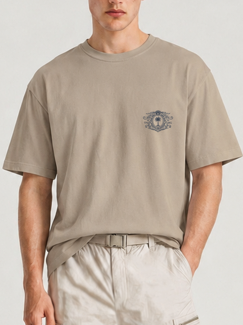 Luxury Yachting Heavy Oversize T-Shirt Dusty Mud