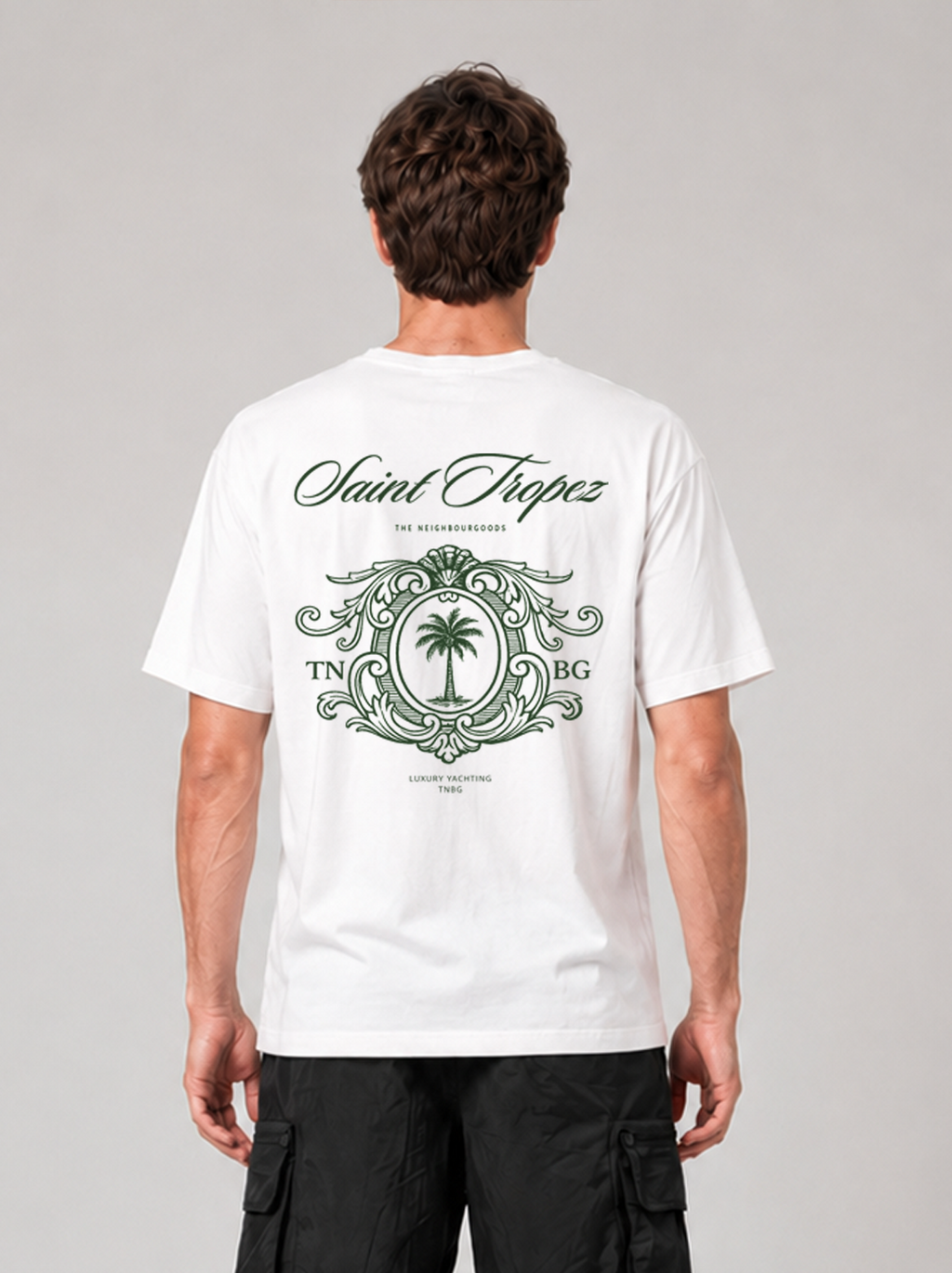 Luxury Yachting Heavy Oversize T-Shirt White