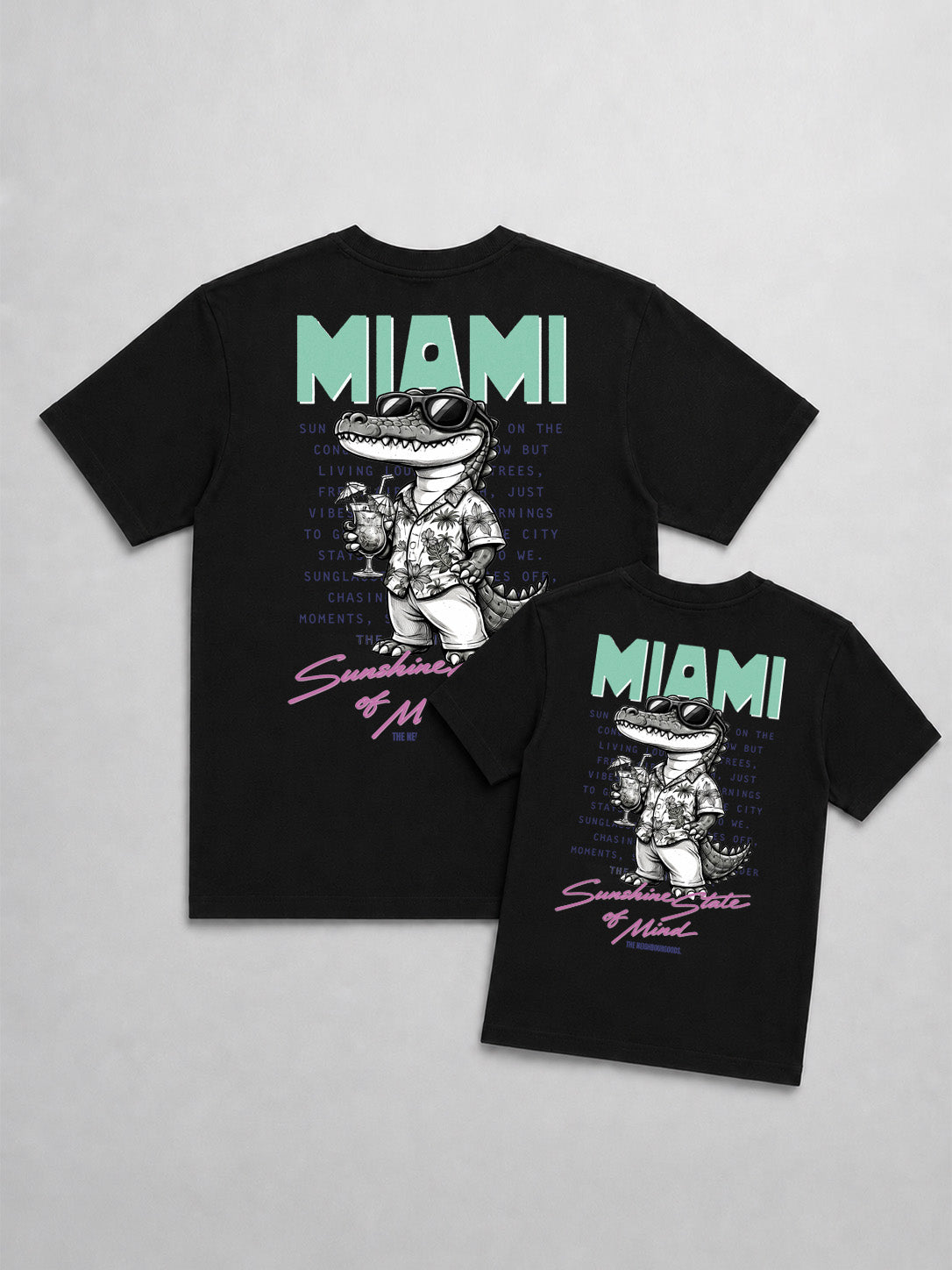 Miami Alligator Mini-Me T-Shirt-Bundle