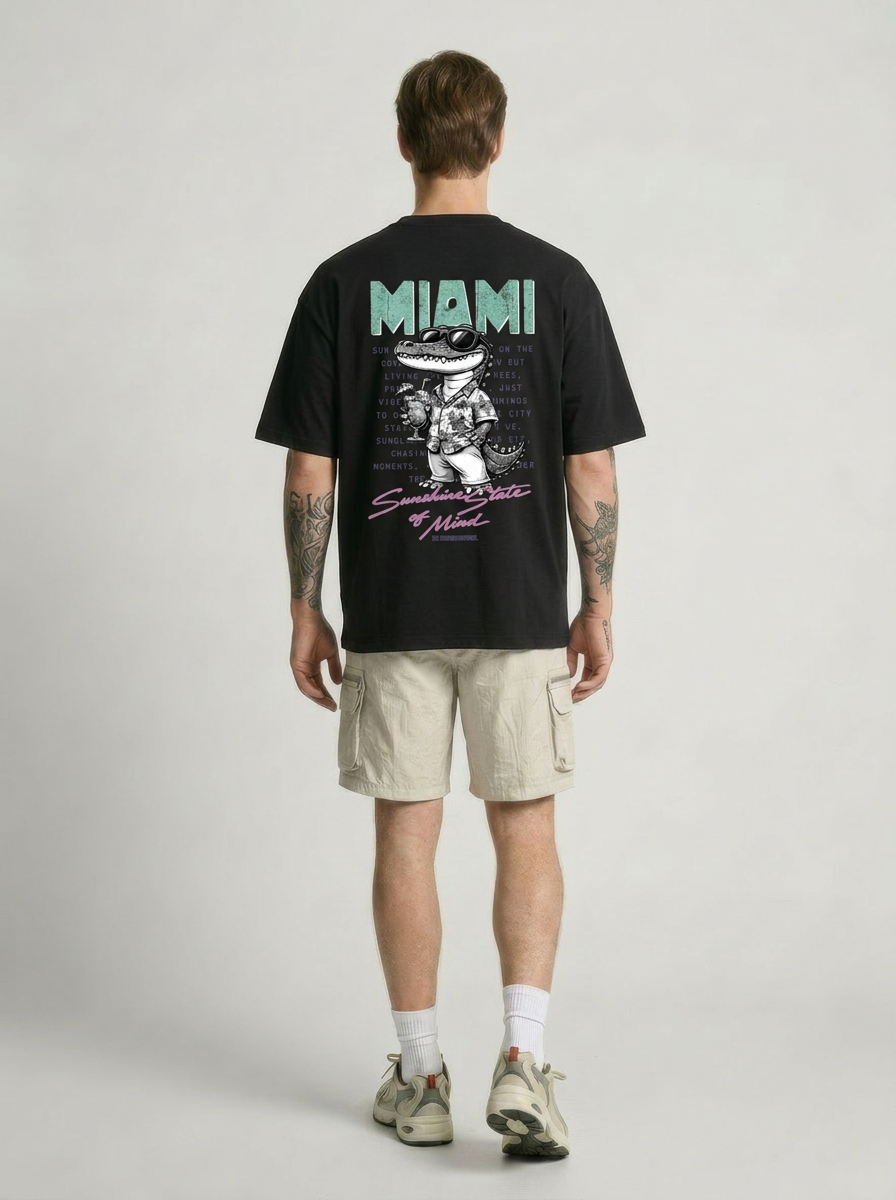 Miami Alligator Oversize T-Shirt