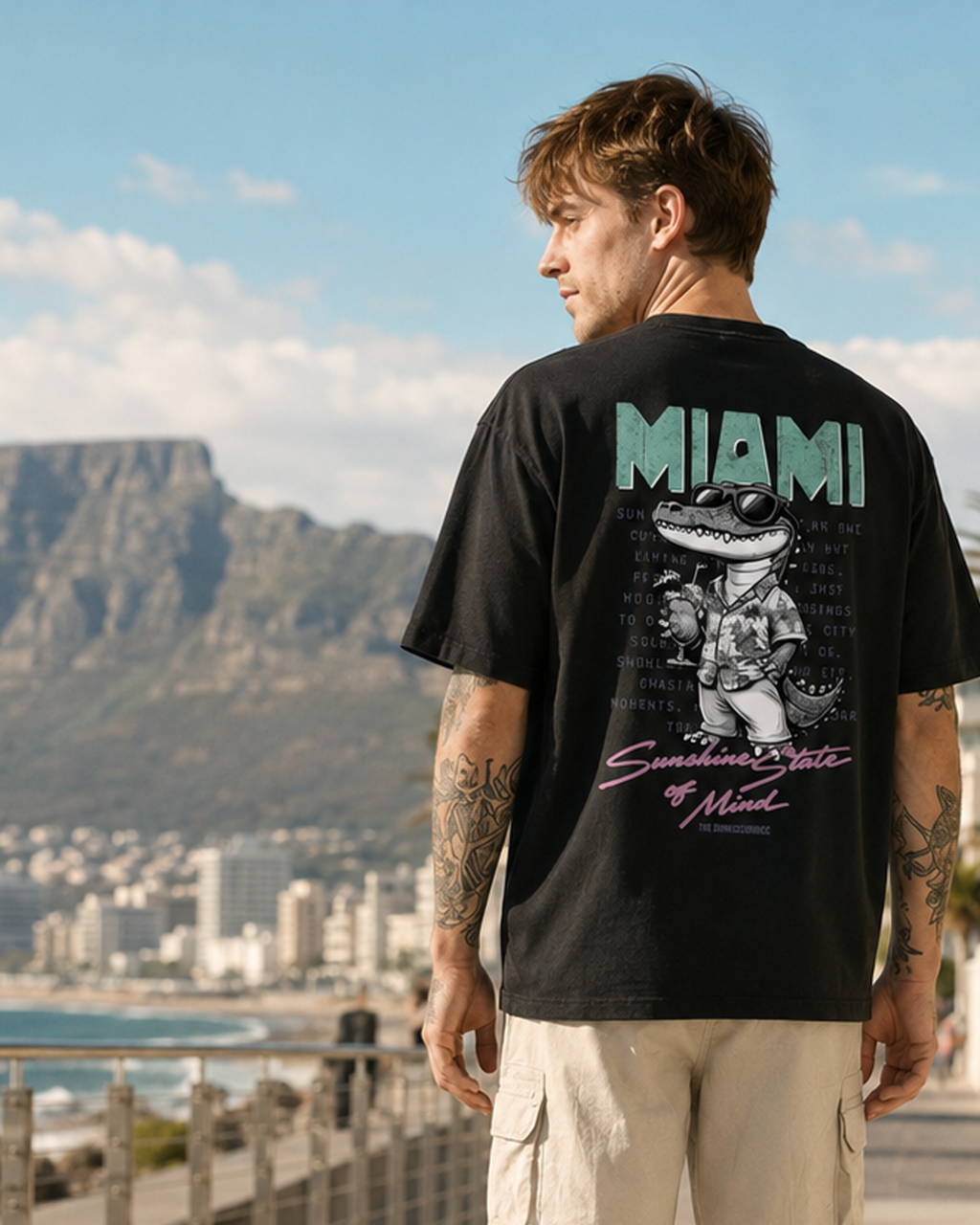 Miami Alligator Oversize T-Shirt