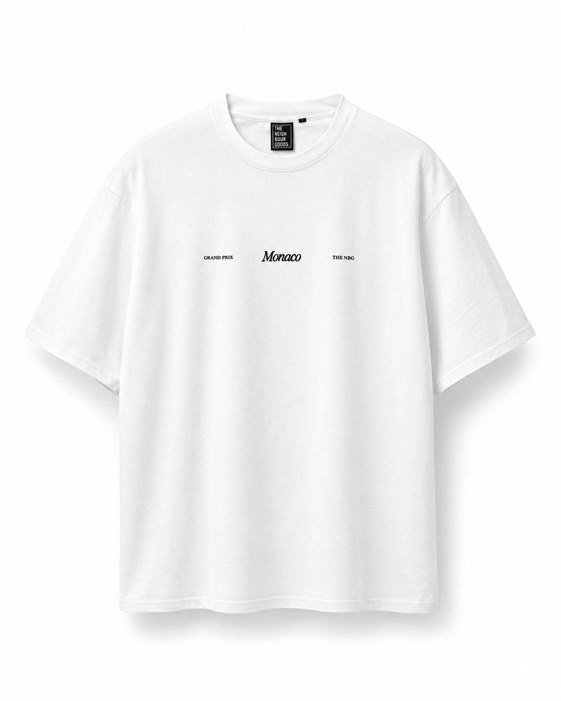Monaco Racing Day Heavy Oversize T-Shirt White